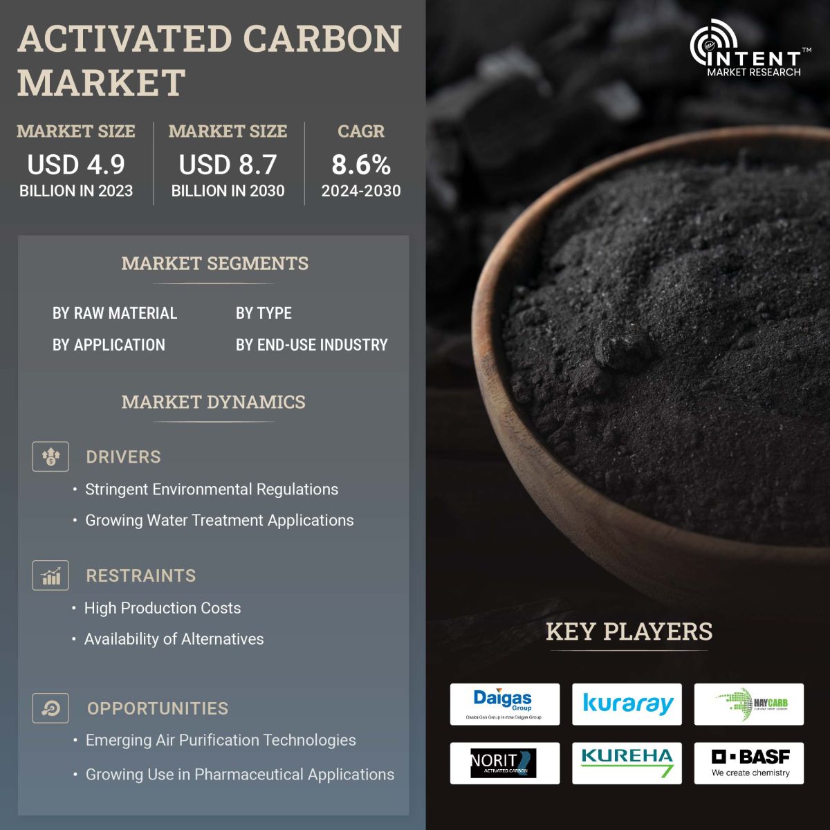 Activated Carbon Market Size, Share, Leading Companies - Infographics