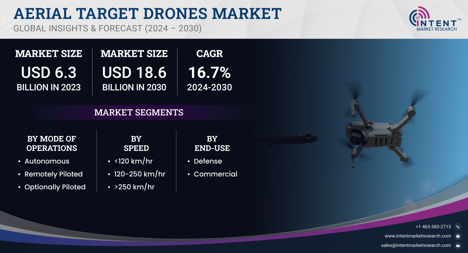 Aerial Target Drones Market Size 2030