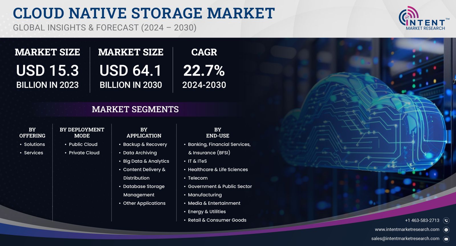 Cloud Native Storage Market size 