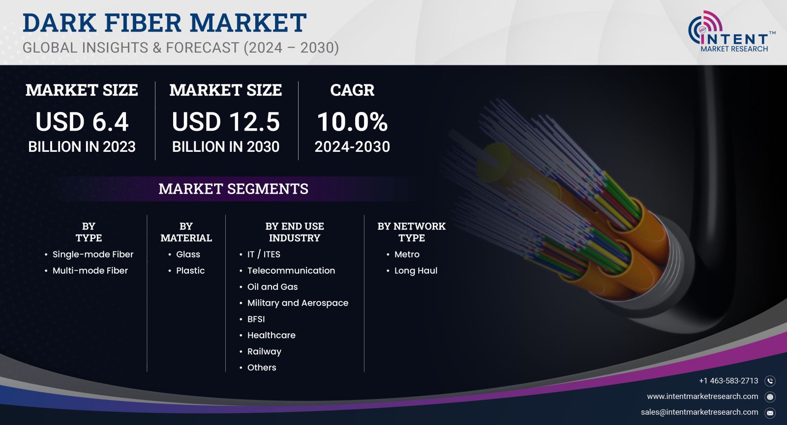 Dark Fiber Market size 