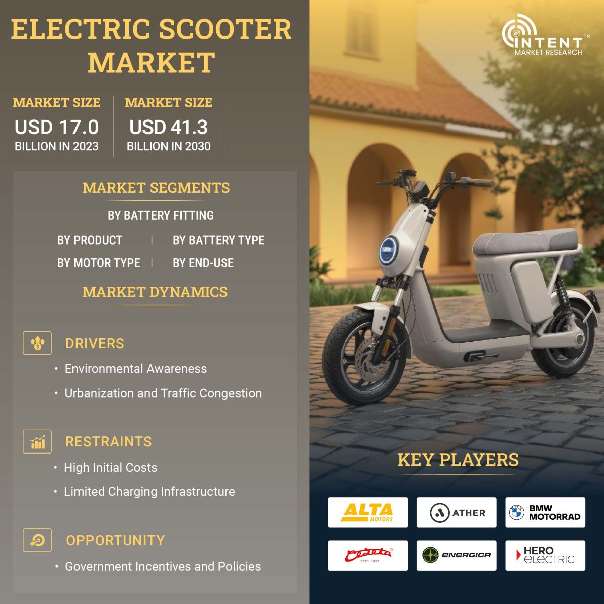 Electric Scooter Market Size, Share and Leading Companies - Infographics