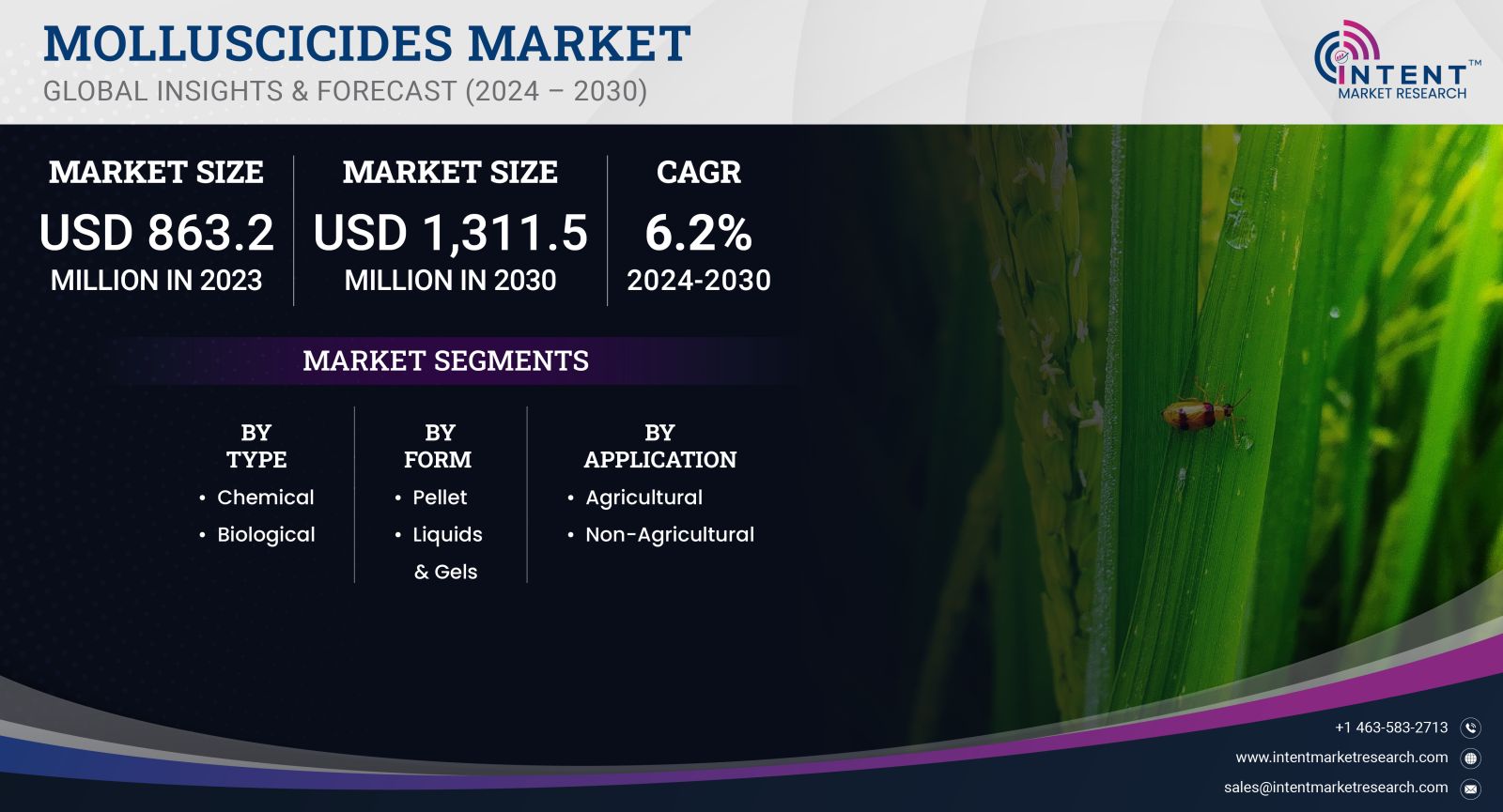 Molluscicides Market Size by 2030