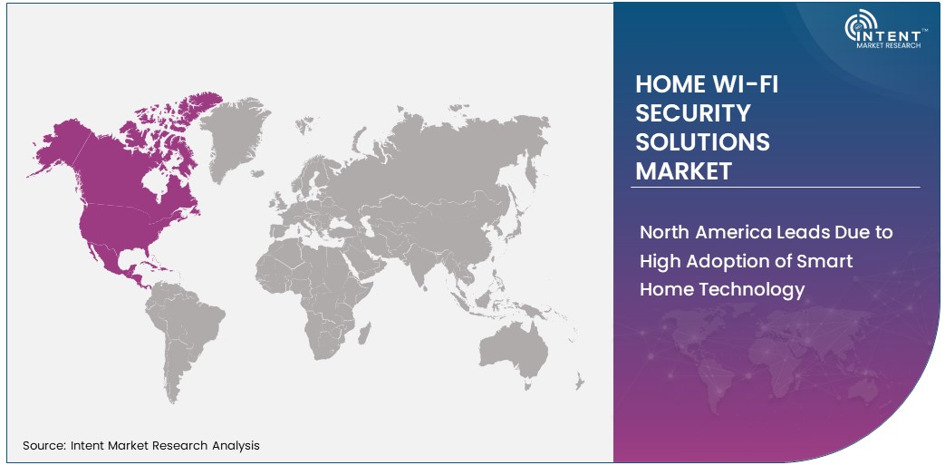 Home Wi-Fi Security Solutions Market share by region 