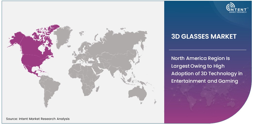 3D Glasses Market Size by Region 2030