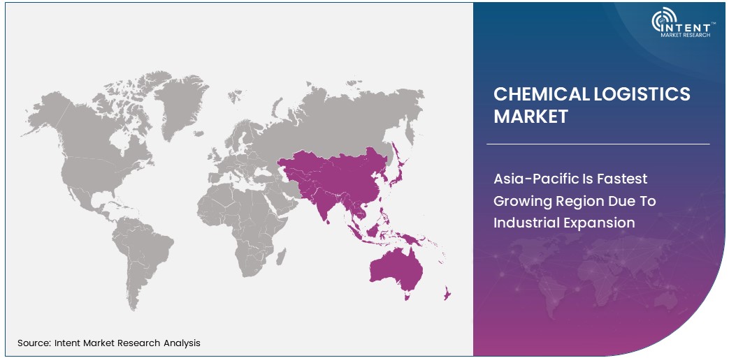 Chemical Logistics Market Share by region 2030