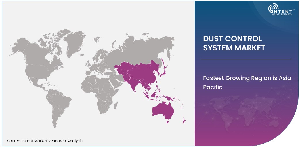 Dust Control System Market Size by Region 2030