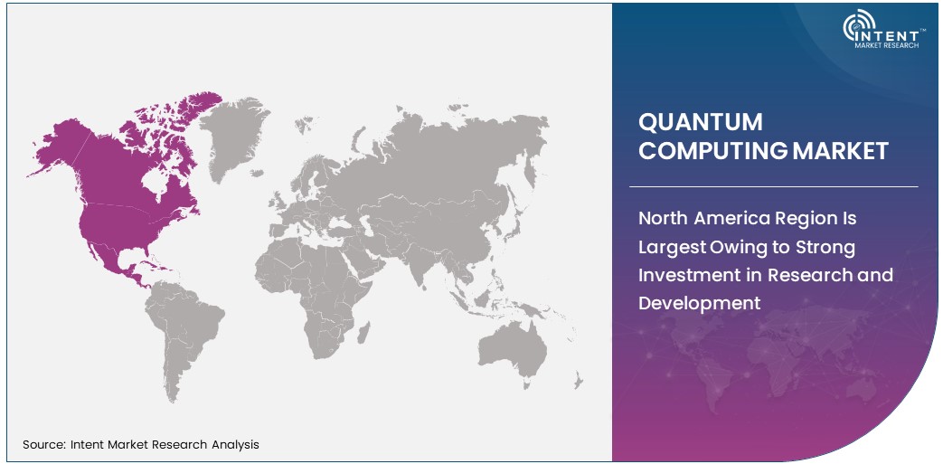 Quantum Computing Market share by region 