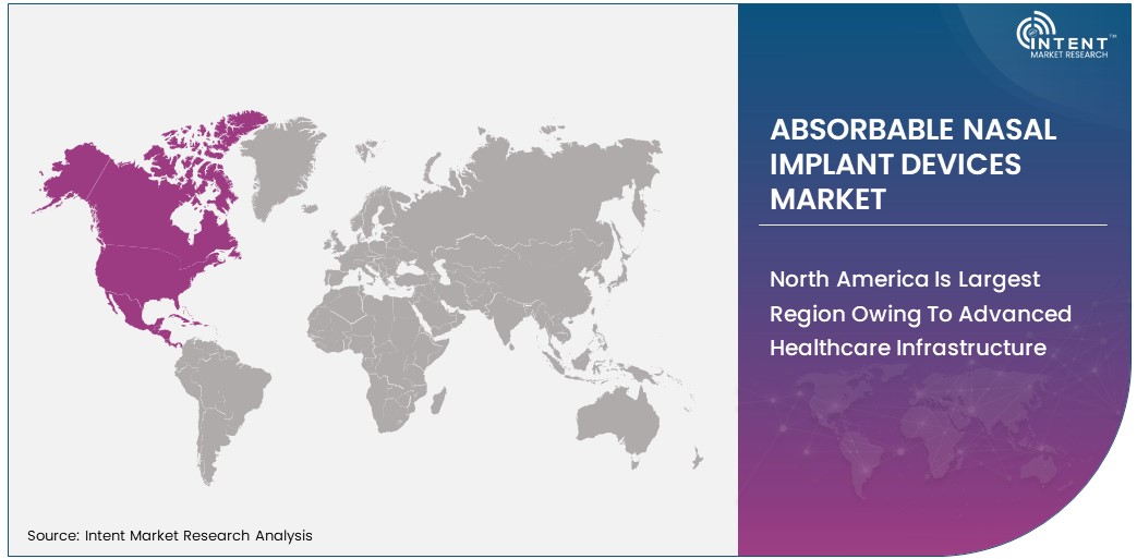 Absorbable Nasal Implant Devices Market share by region 