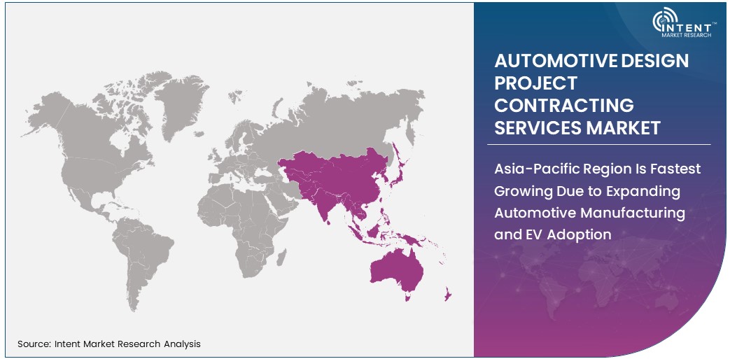 Automotive Design Project Contracting Services Market Size by Region 2030