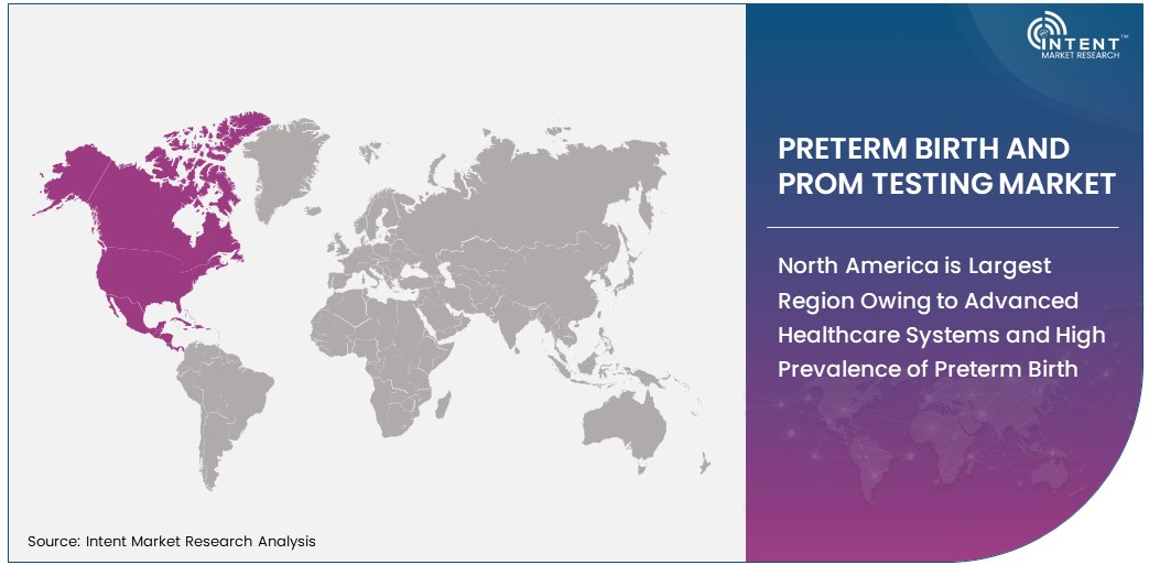 Preterm Birth and PROM Testing Market  Size by Region 2030