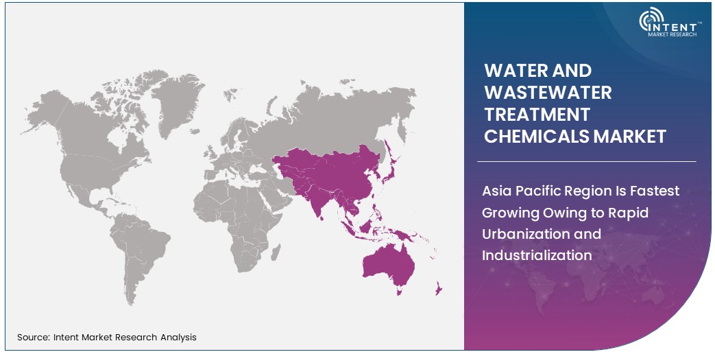 Water and Wastewater Treatment Chemicals Market   Size by Region 2030