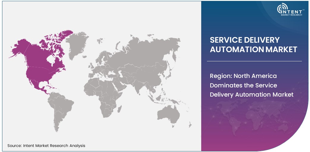 Service Delivery Automation Market Size by Region 2030	