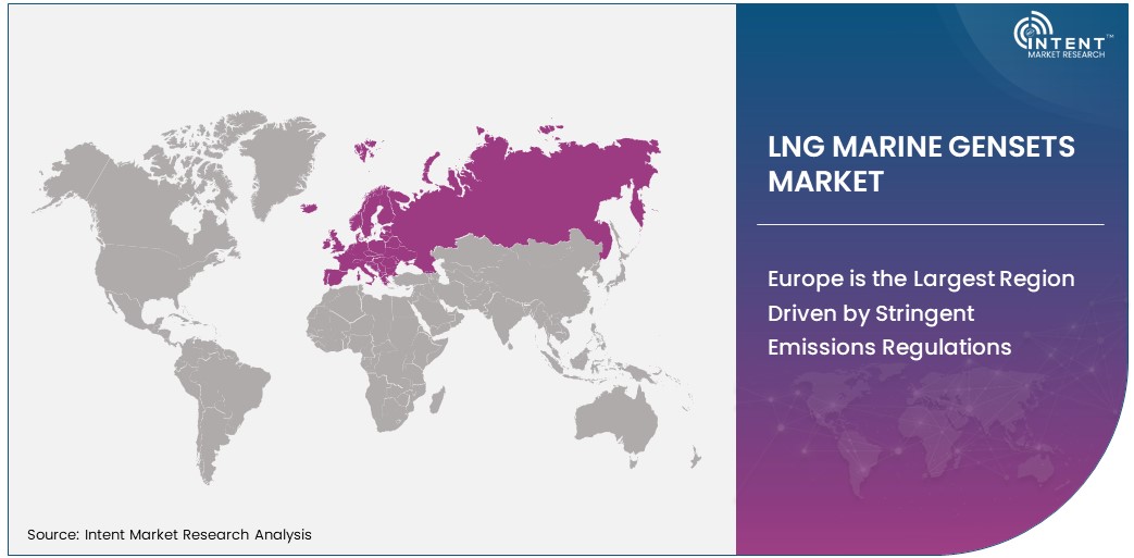 LNG Marine Gensets Market   Size by Region 2030