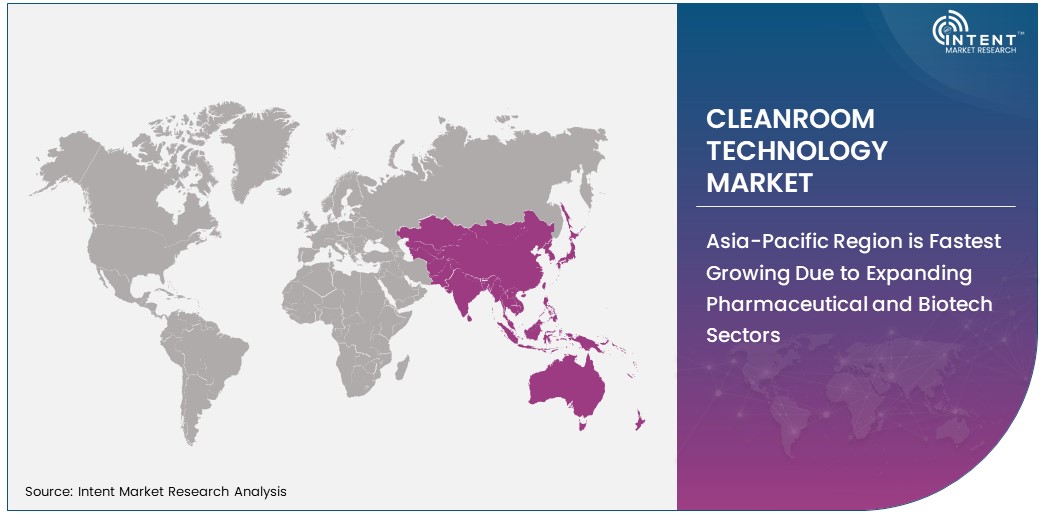 Cleanroom Technology Market share by region 