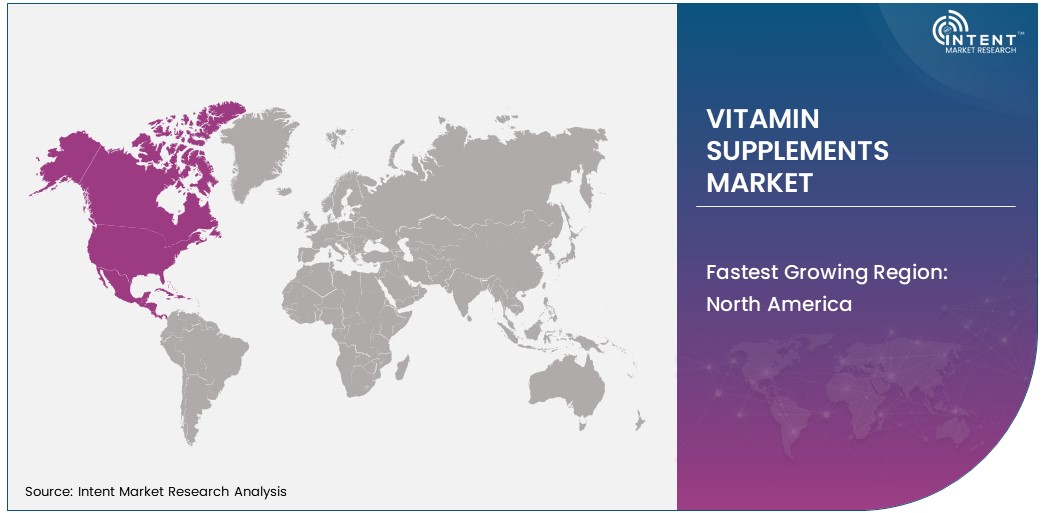 Vitamin Supplements Market Share by region 2030