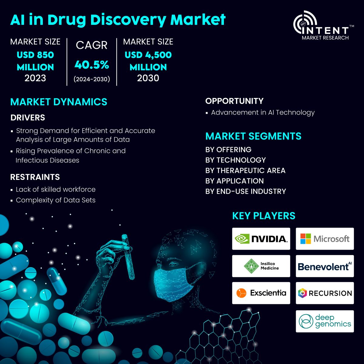 AI in Drug Discovery Market Infographics